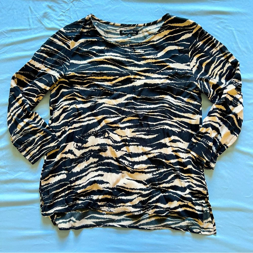 Madewell - Broadway & Broome - Zebra Blouse - S